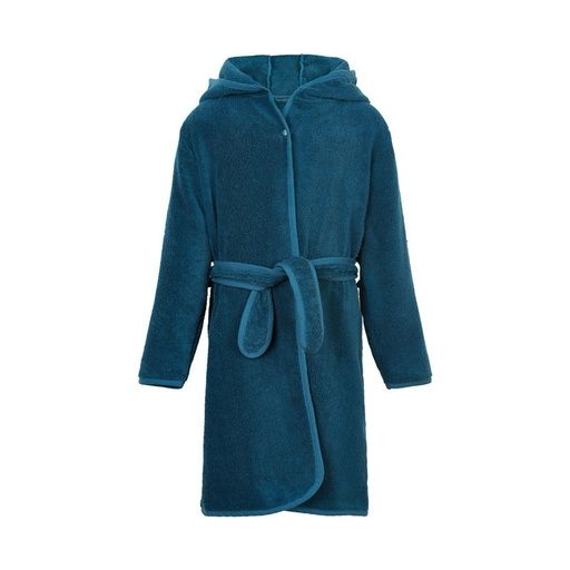 [01-20241.14] ORGANIC BATH ROBE (Blau, 110-116)