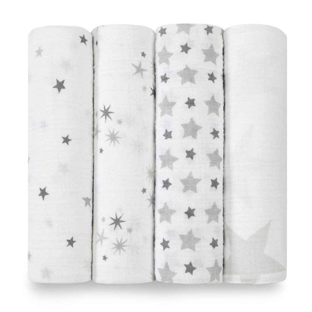 4-PACK SWADDLES TWINKLE