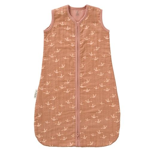 [01-22946.5] MUSLIN SLEEPING BAG BIRDS (0-6M)