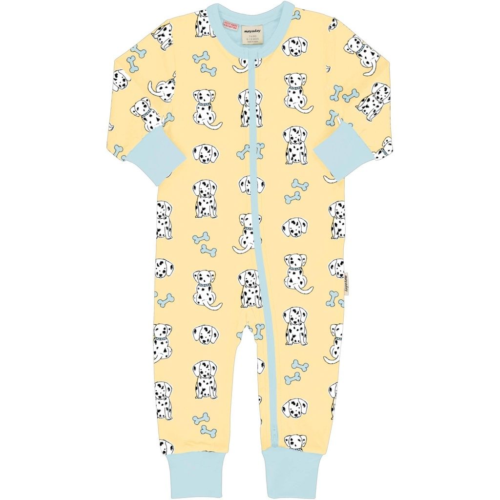 Ganzkörper-Pyjama mit Hunde-Print / ohne Füsse