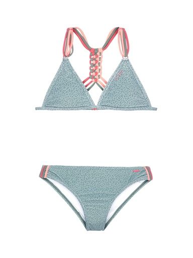 [01-24331.4] Prtfimke Jr Triangle Bikini Girls Kids (Grün, 140)