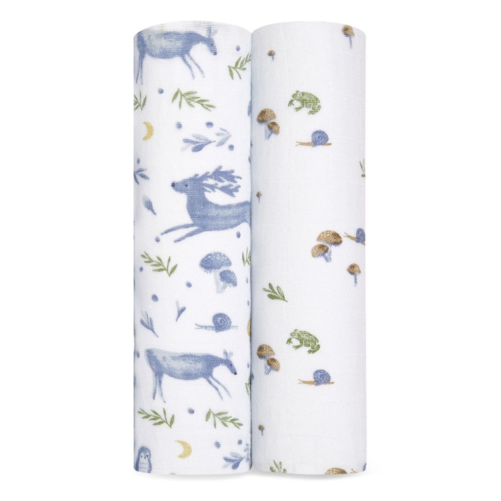 2-PACK ORGANIC SWADDLES OUTDOORS