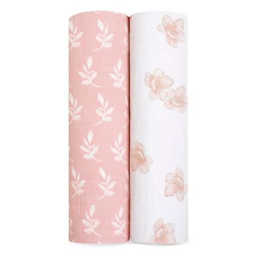 [01-26062.0] 2-Pack Organic Swaddles Earthly