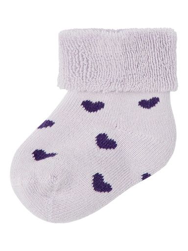 [01-27455.3] Nbfrulla Terry Frotte Socks Girls Nb (Lavendel, 50-56)