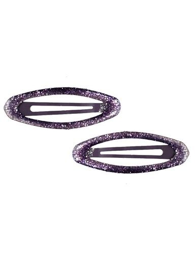 [01-27888.1] Nkfacc-Rilla 2P Glitter Hairclips (Violett)