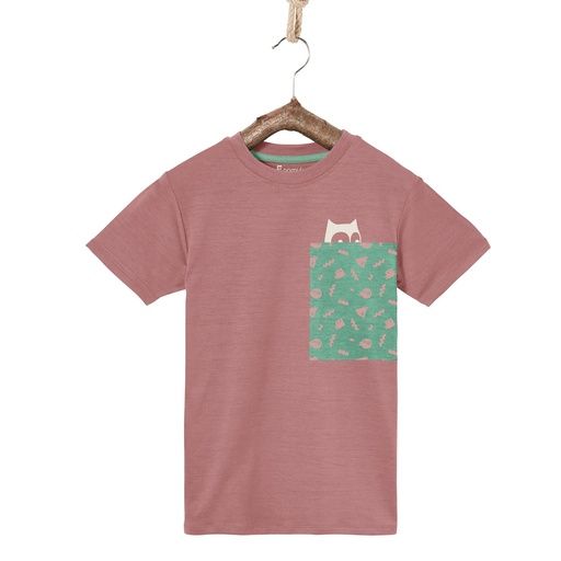[01-28619.0] PLUTO MERINO POCKET T-SHIRT (Rosa, 104-110)