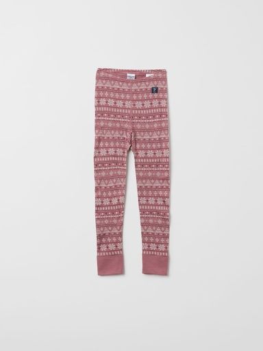 [01-30298.10] WOOL JACQUARD LONGJOHNS (Himbeer, 74-80)