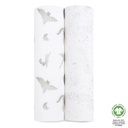 2-PACK ORGANIC SWADDLES MAP THE STARS