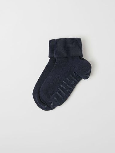 [01-30380.10] WOOL TURNUP SOCKS (Dunkelblau, 28)