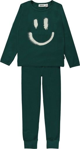 [01-30441.6] Luve Pyjama (Dunkelgrün, 110-116)