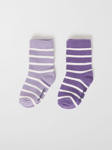 [01-31024.12] WHEAT 2-PACK STRIPED SOCKS (Lavendel, 22)