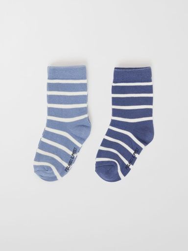 [01-31024.18] WHEAT 2-PACK STRIPED SOCKS (Blau, 22)