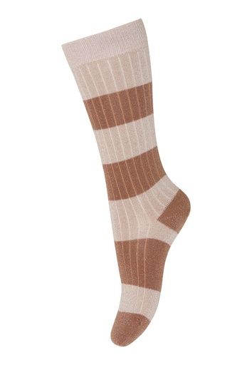 [01-31139.4] Clara Glitter Knee Socks (Beige, 25)