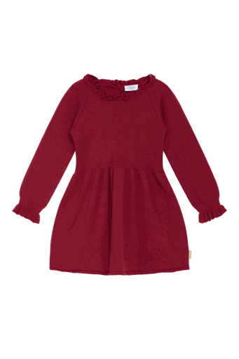 [01-31408.1] Festliches Strick Kleid Aus Baumwolle (98)