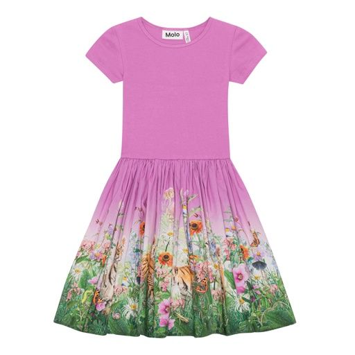 [01-31796.13] Kleid kurzarm mit Fotodruck (Pink, 146-152)