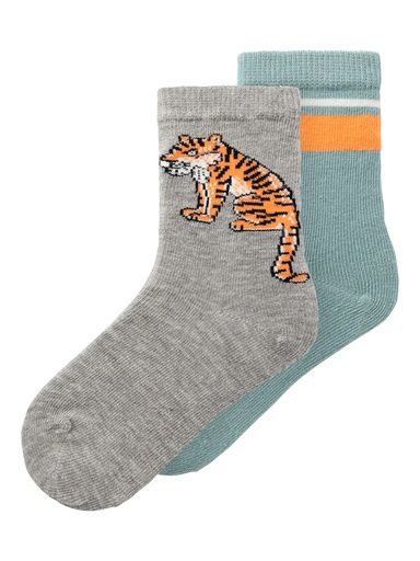 [01-32110.0] 2-er Pack Socken mit Tiger (19)