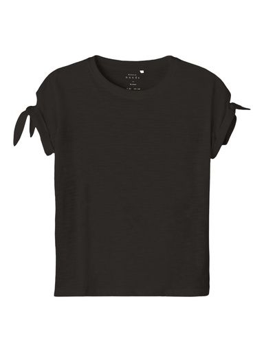 [01-32274.12] T-Shirt Mädchen (Schwarz, 122-128)