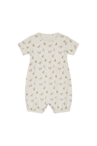 [01-32406.11] Baby-Pyjama Bambus Overall kurz (Rosa, 86)