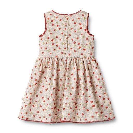 [01-32517.0] Kleid verspielt ärmellos Erdbeeren (110)